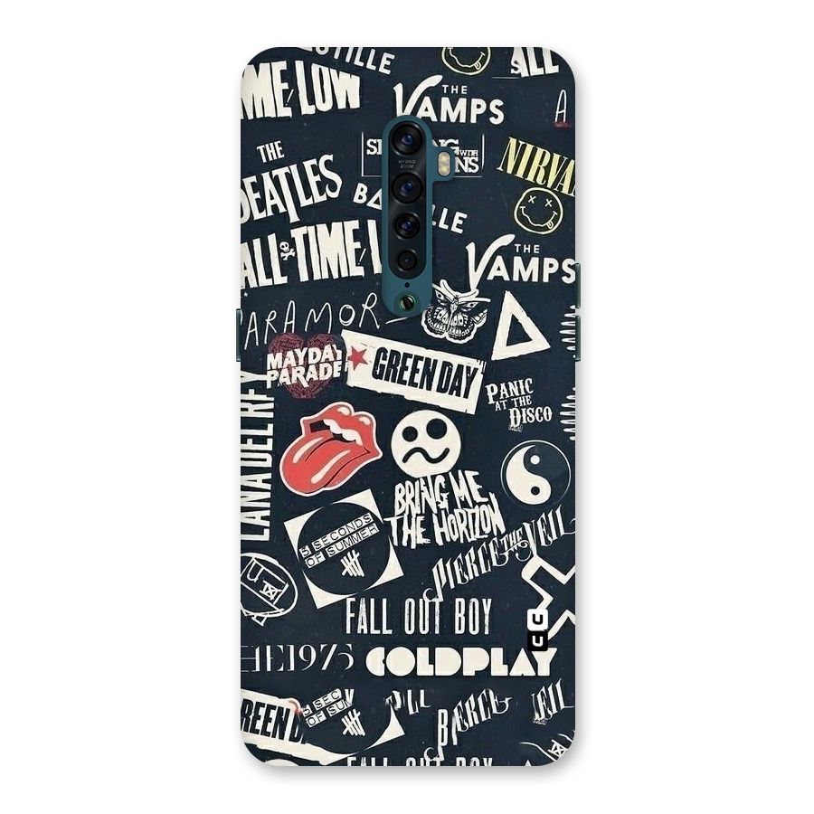 Music My Paradise Back Case for Oppo Reno2