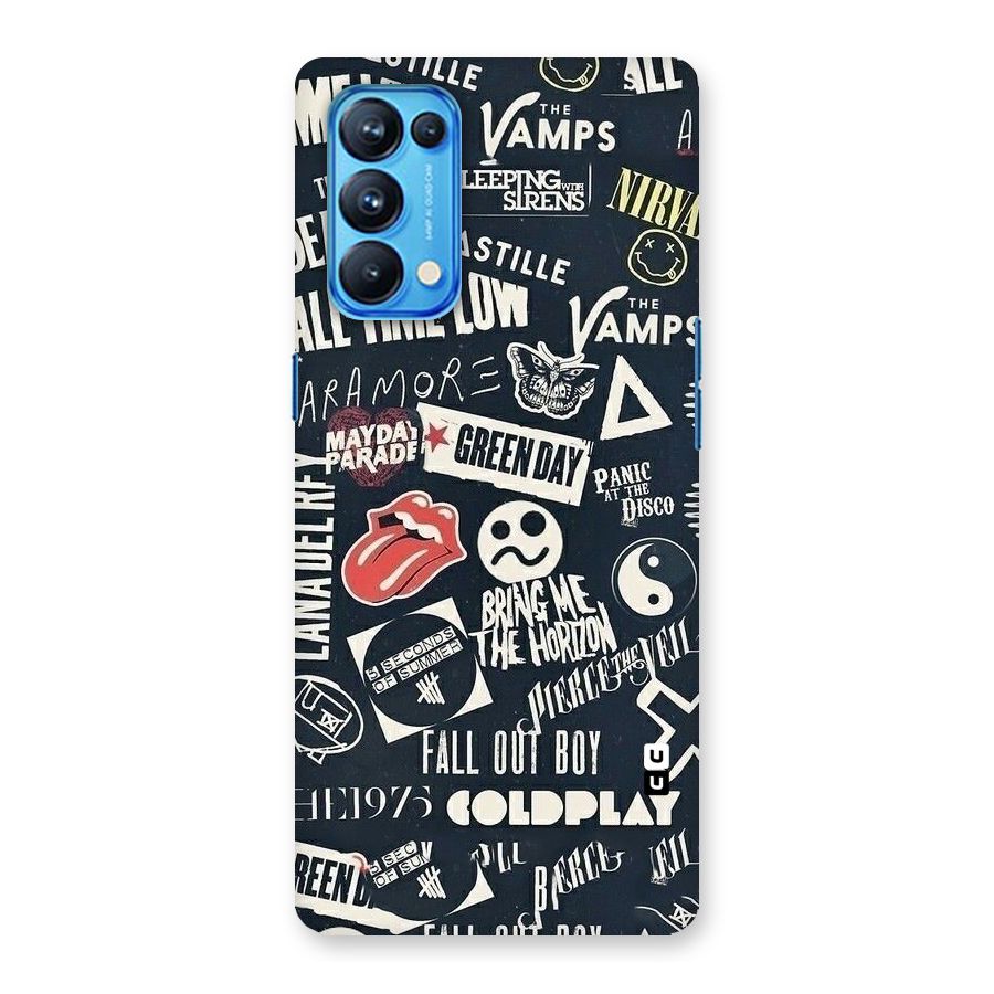 Music My Paradise Back Case for Oppo Reno5 Pro 5G