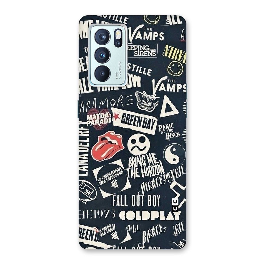 Music My Paradise Back Case for Oppo Reno6 Pro 5G