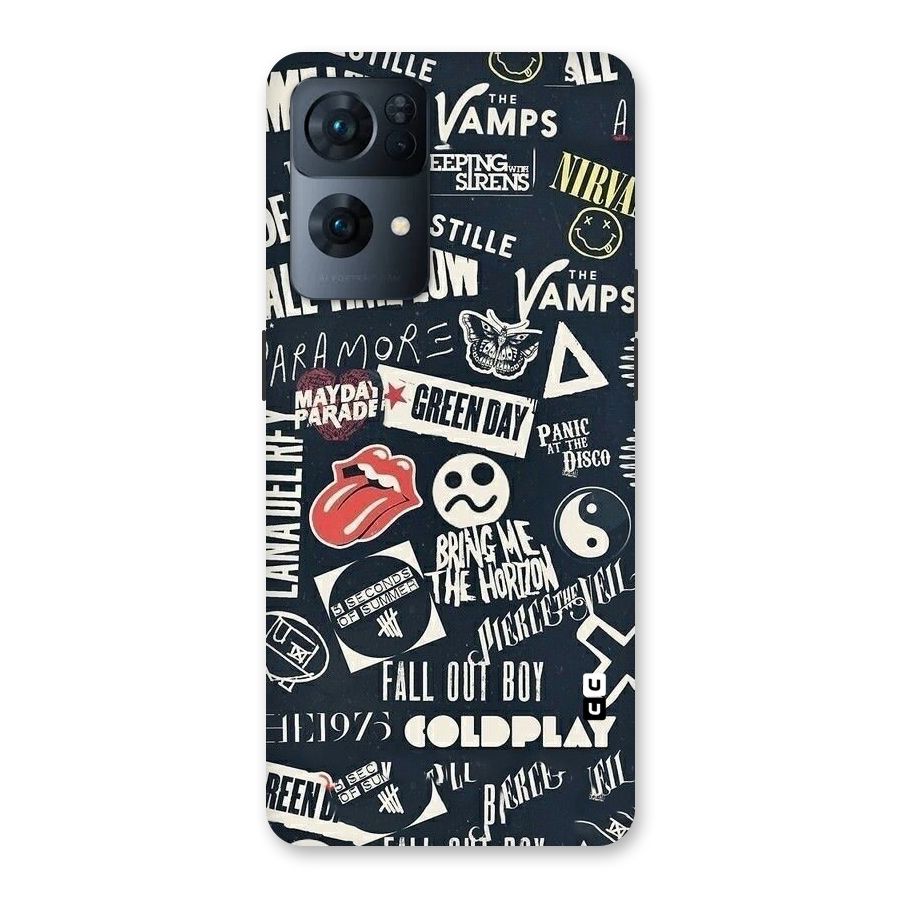 Music My Paradise Back Case for Oppo Reno7 Pro 5G