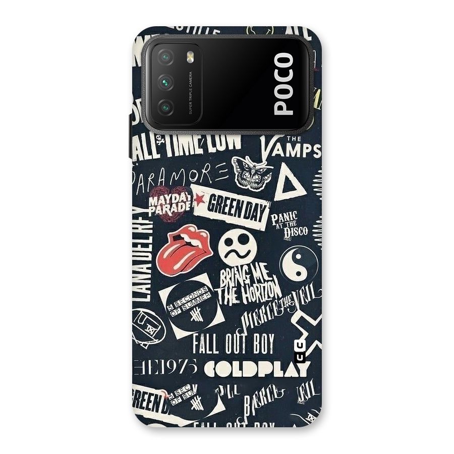 Music My Paradise Back Case for Poco M3