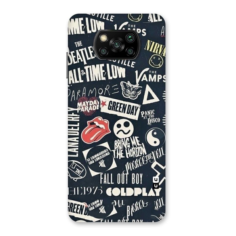 Music My Paradise Back Case for Poco X3