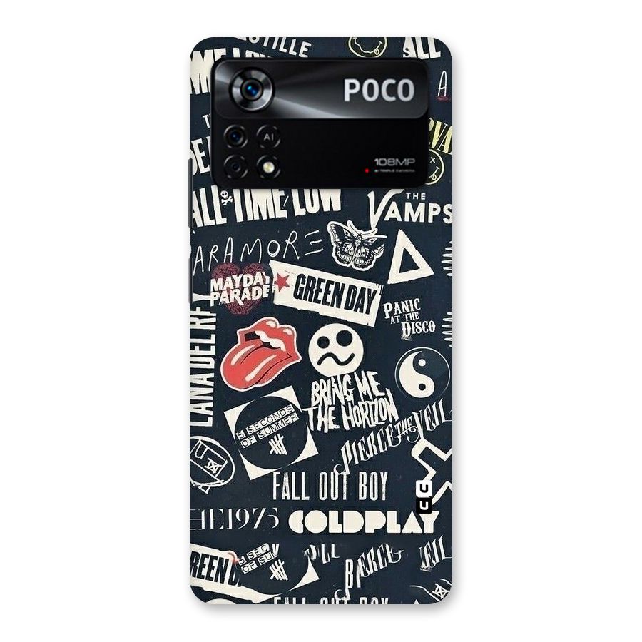 Music My Paradise Back Case for Poco X4 Pro 5G