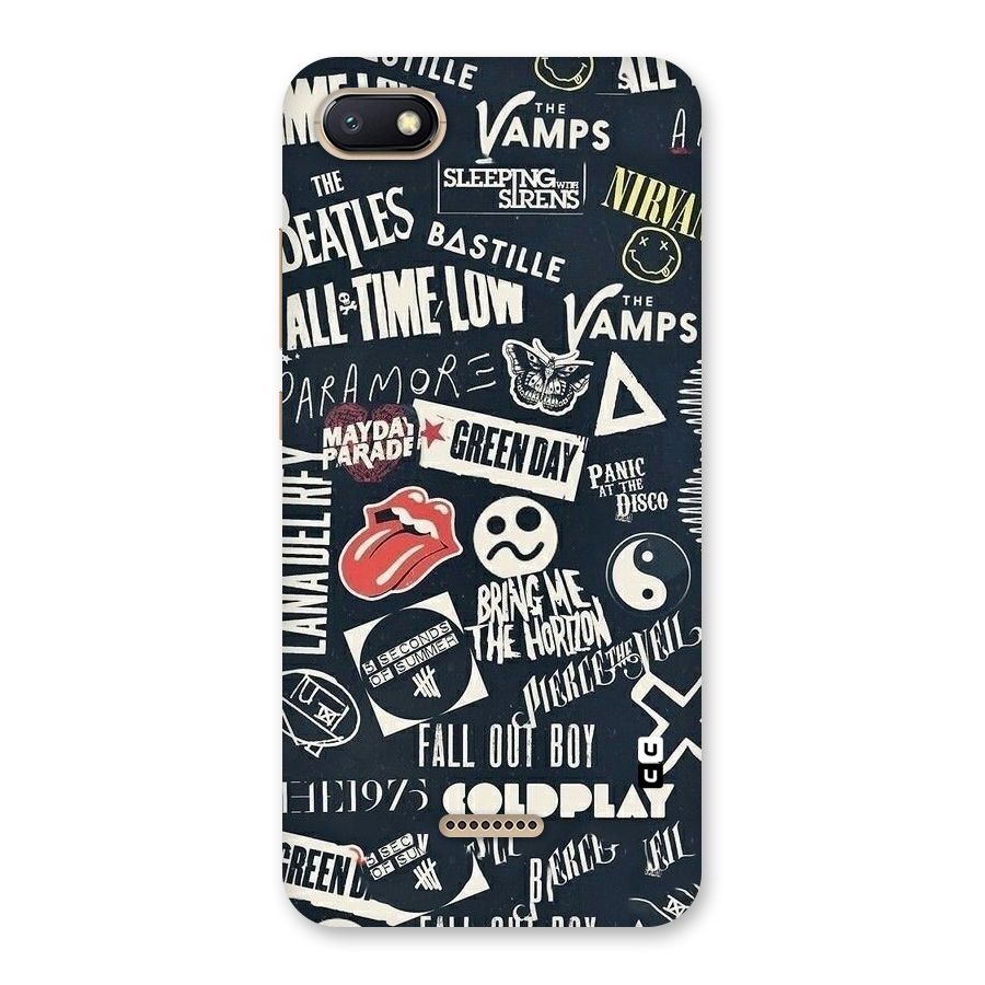 Music My Paradise Back Case for Redmi 6A