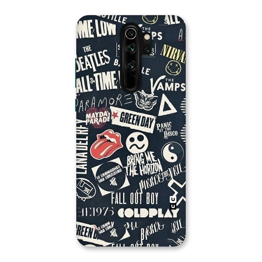 Music My Paradise Back Case for Redmi Note 8 Pro