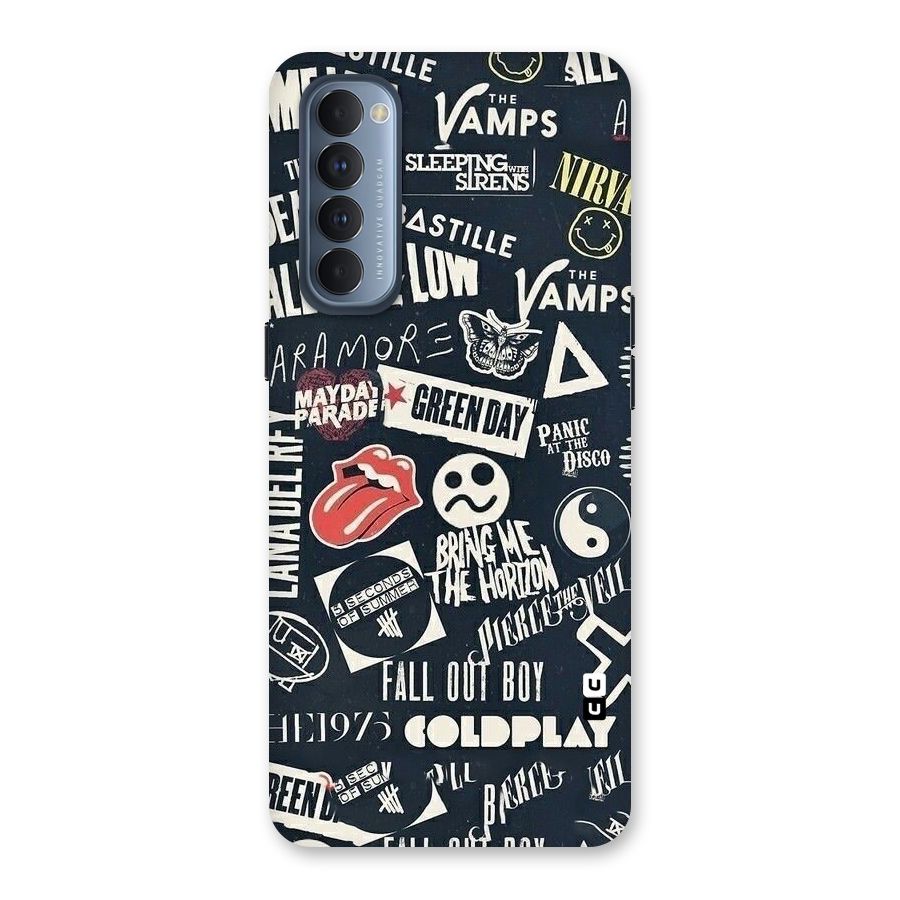 Music My Paradise Back Case for Reno4 Pro