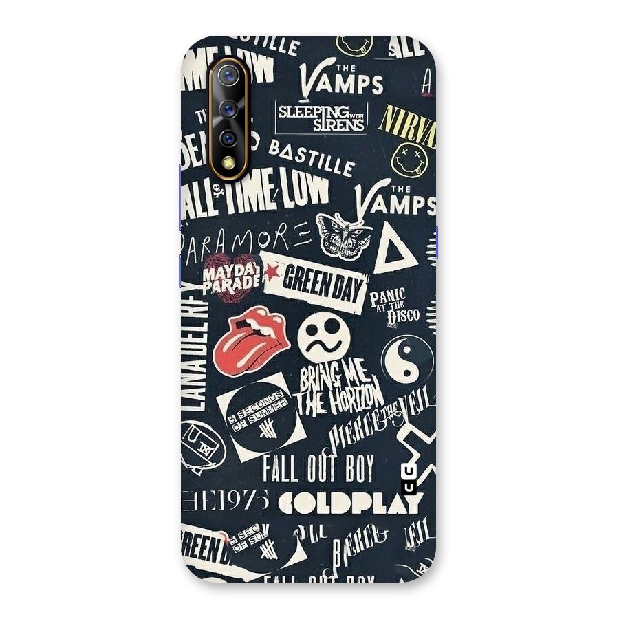Music My Paradise Back Case for Vivo S1