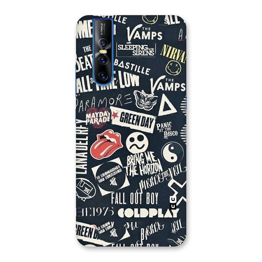 Music My Paradise Back Case for Vivo V15 Pro