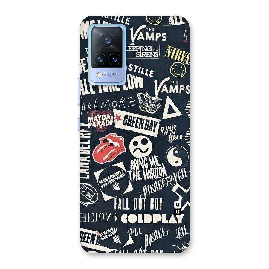 Music My Paradise Back Case for Vivo V21 5G