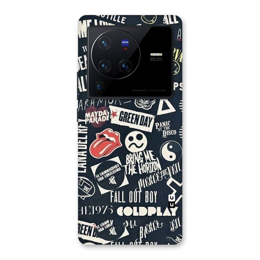 Music My Paradise Back Case for Vivo X80 Pro