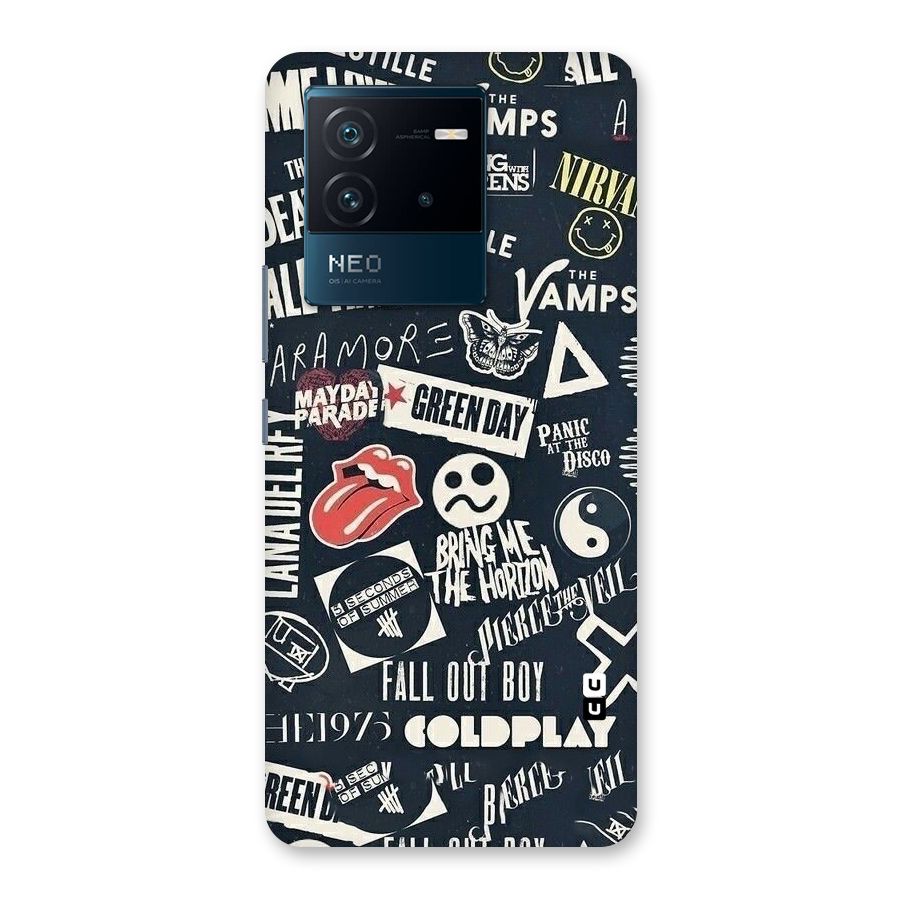 Music My Paradise Back Case for Vivo iQOO Neo 6 5G