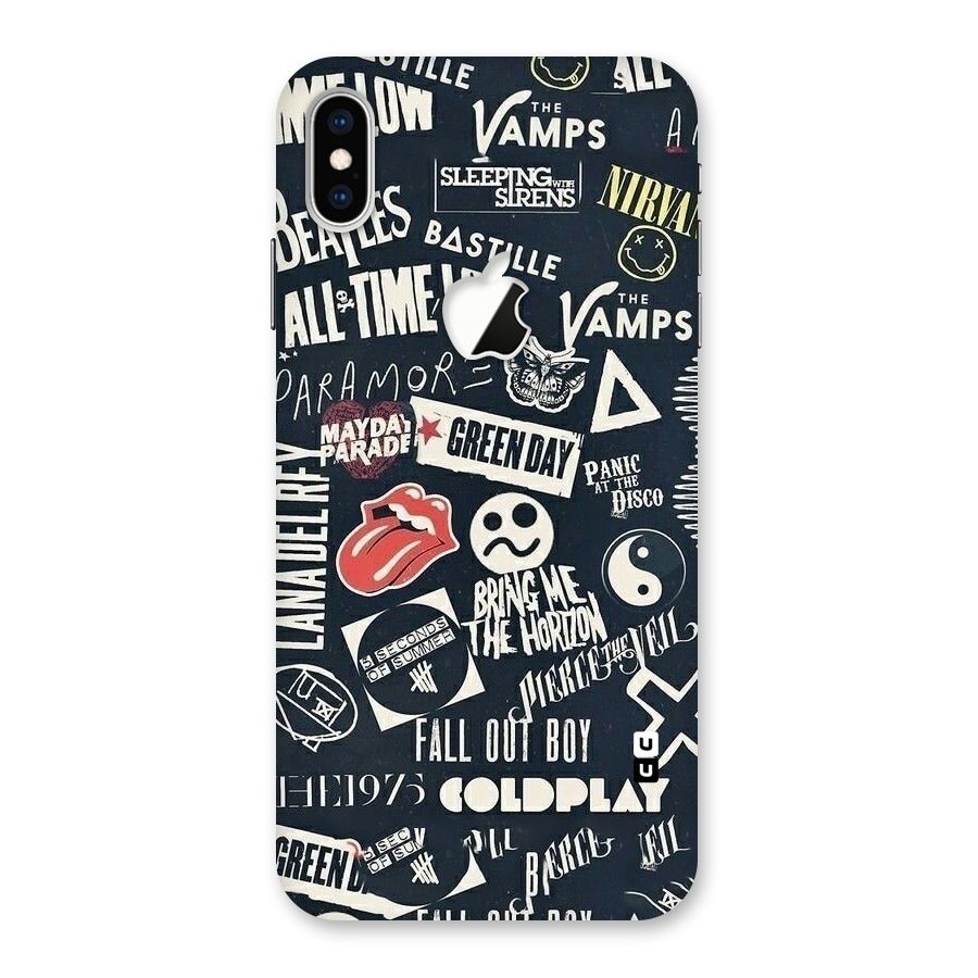 Music My Paradise Back Case for iPhone XS Max Apple Cut