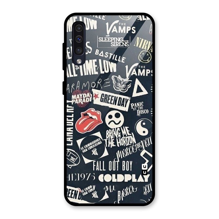 Music My Paradise Glass Back Case for Galaxy A30s