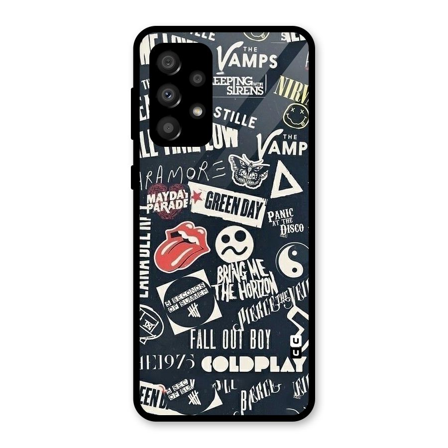 Music My Paradise Glass Back Case for Galaxy A32