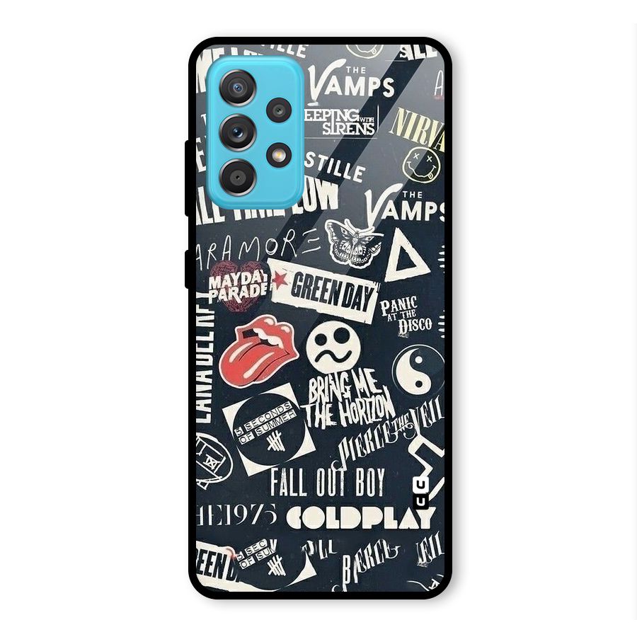 Music My Paradise Glass Back Case for Galaxy A52s 5G