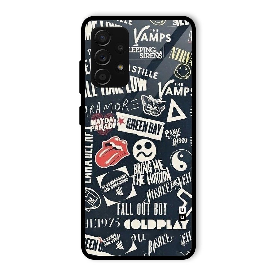 Music My Paradise Glass Back Case for Galaxy A53 5G