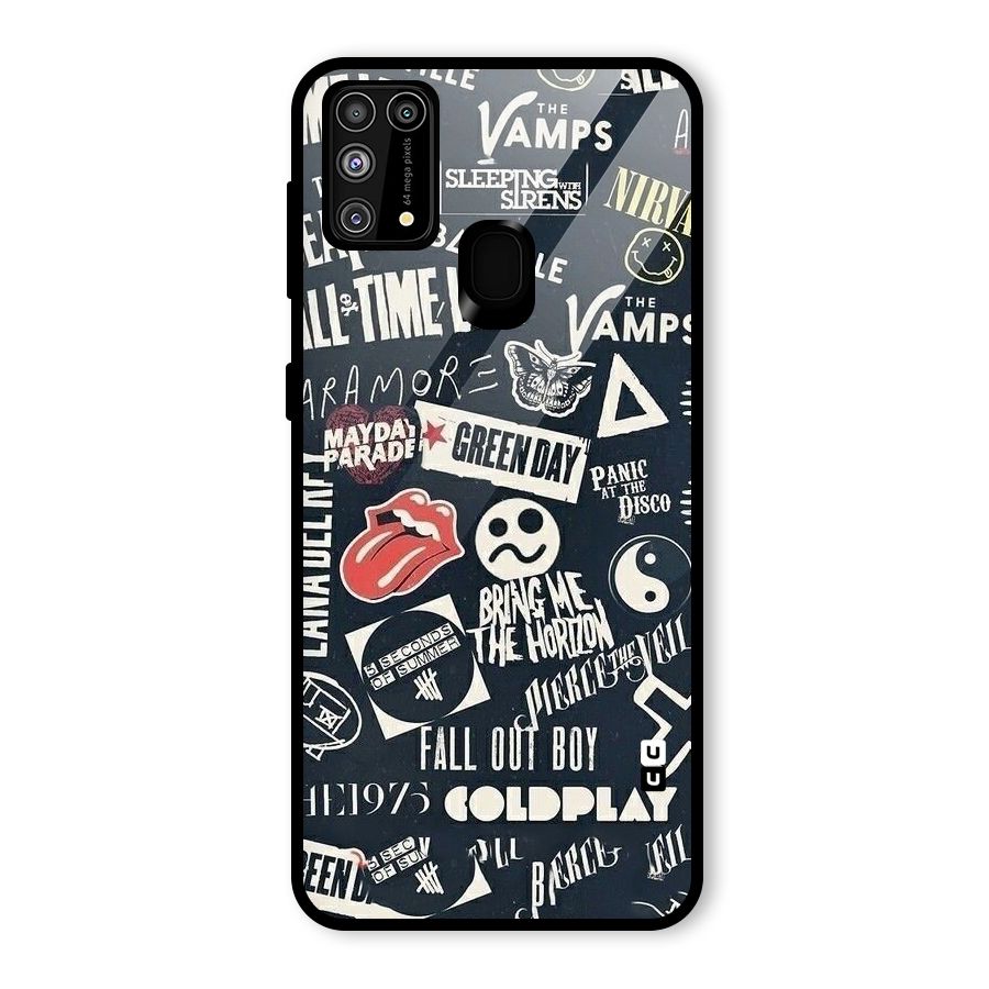 Music My Paradise Glass Back Case for Galaxy F41