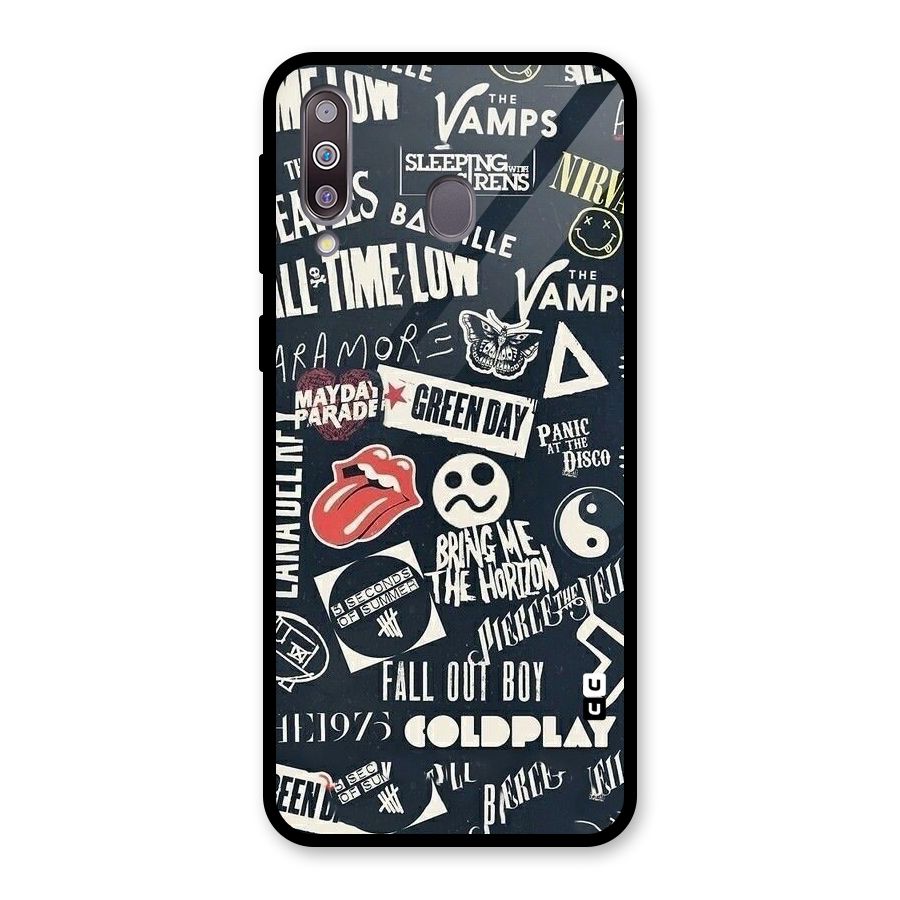 Music My Paradise Glass Back Case for Galaxy M30