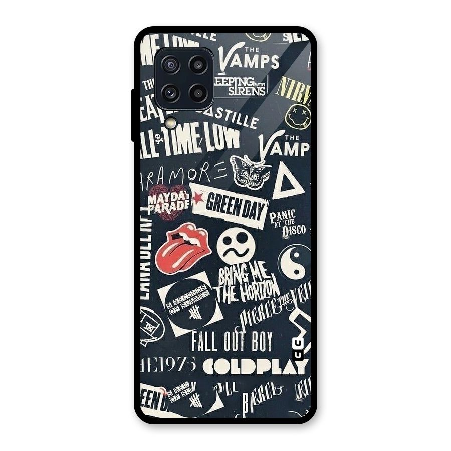 Music My Paradise Glass Back Case for Galaxy M32