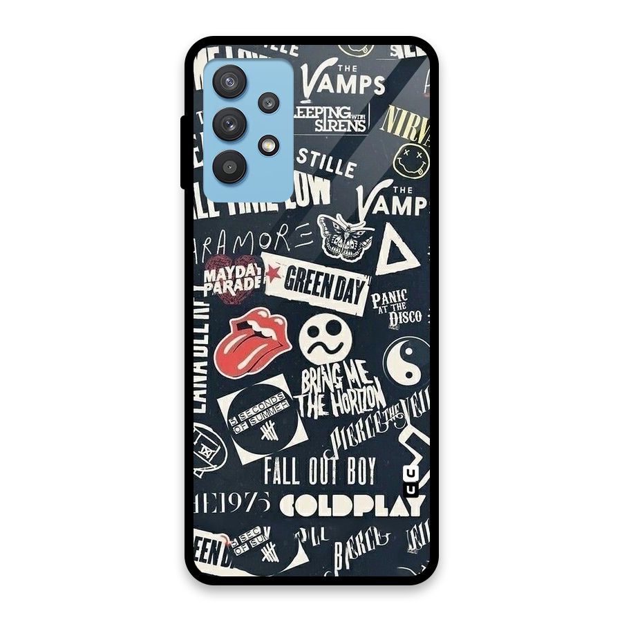 Music My Paradise Glass Back Case for Galaxy M32 5G