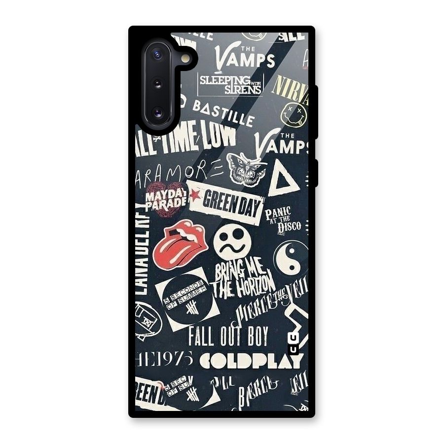 Music My Paradise Glass Back Case for Galaxy Note 10