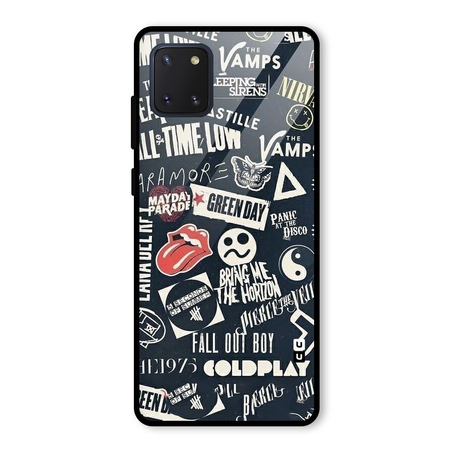 Music My Paradise Glass Back Case for Galaxy Note 10 Lite