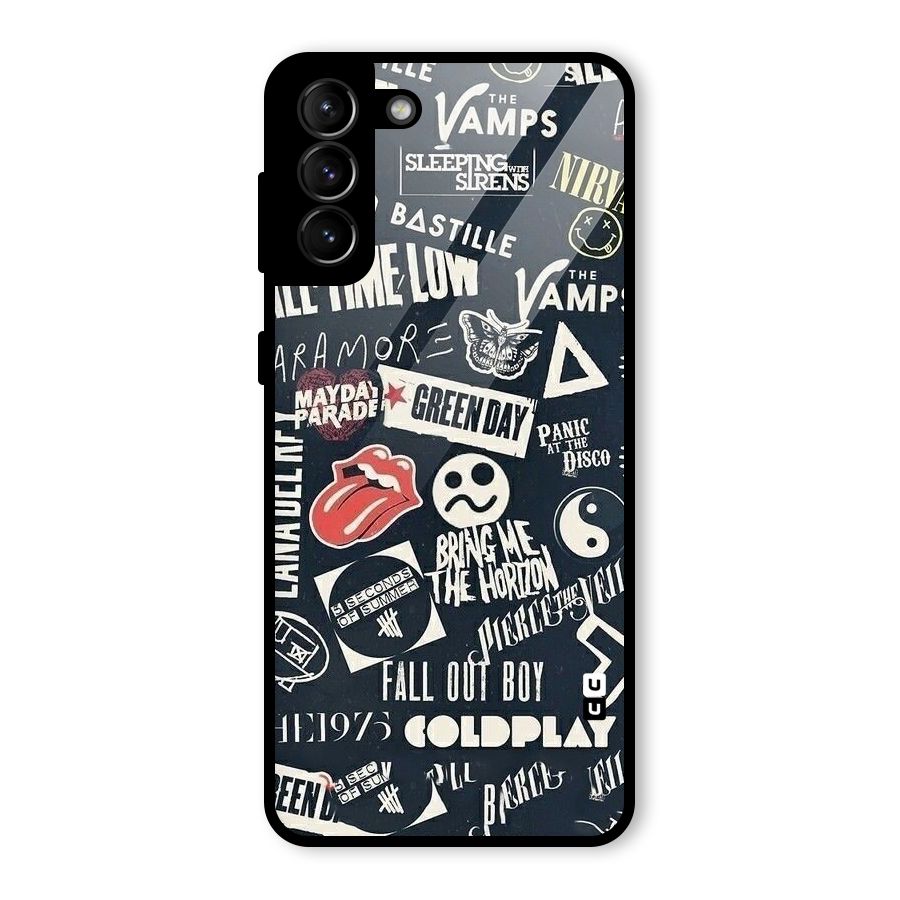 Music My Paradise Glass Back Case for Galaxy S21 Plus