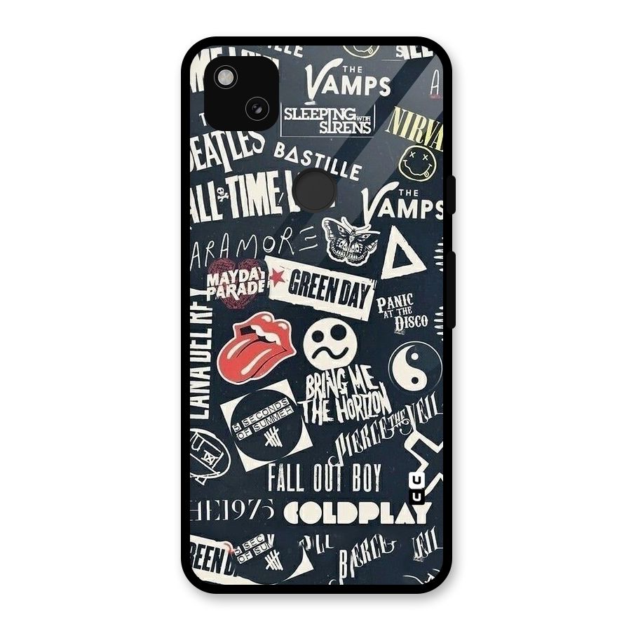 Music My Paradise Glass Back Case for Google Pixel 4a