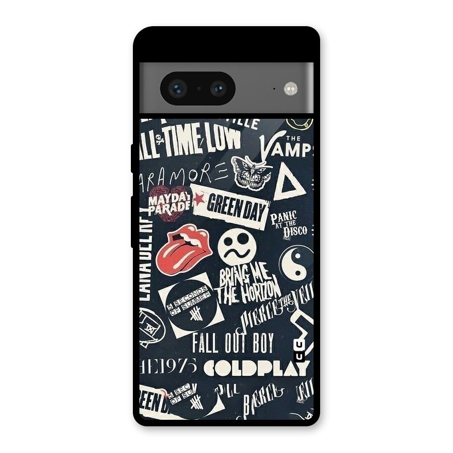 Music My Paradise Glass Back Case for Google Pixel 7