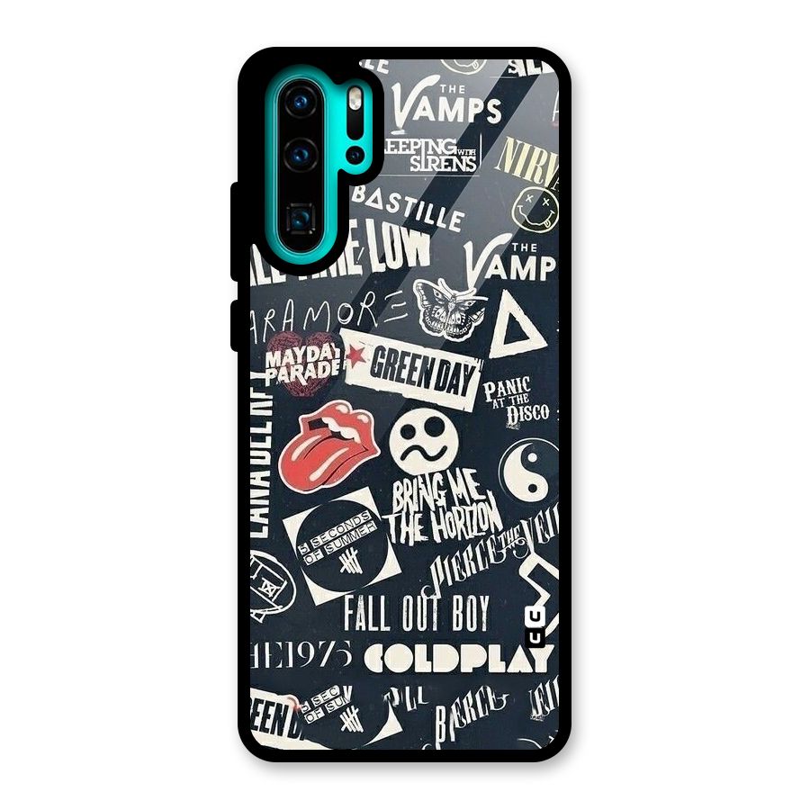 Music My Paradise Glass Back Case for Huawei P30 Pro
