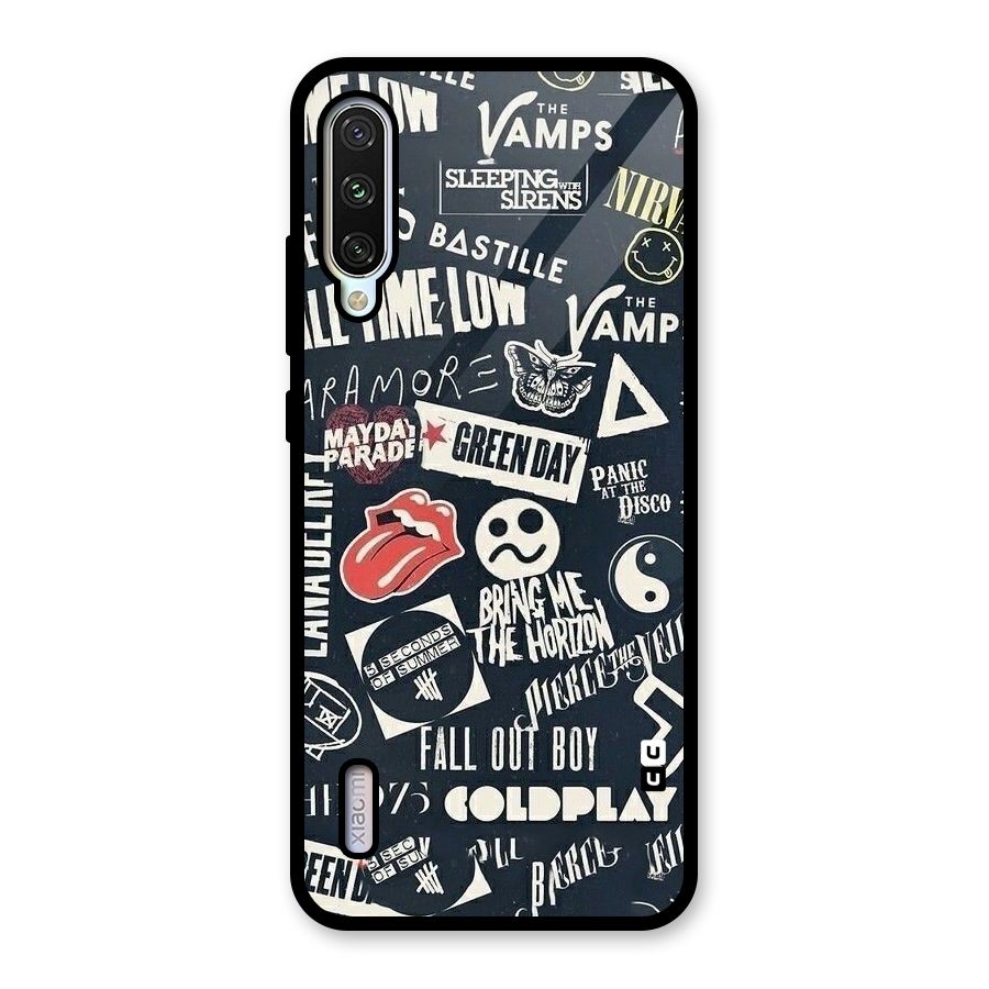 Music My Paradise Glass Back Case for Mi A3