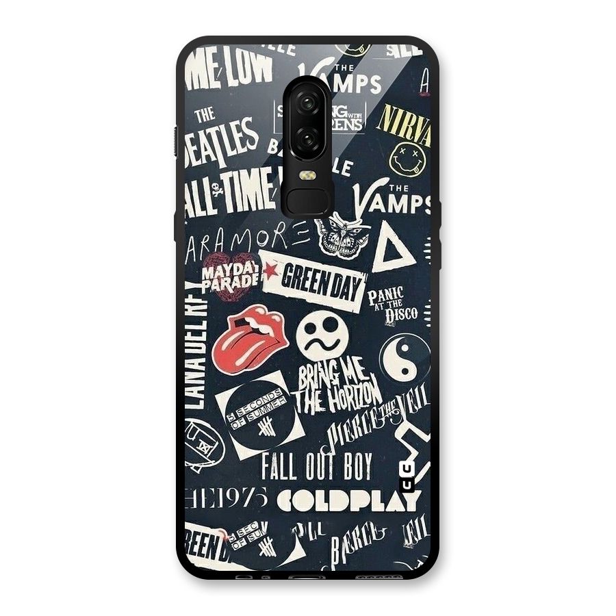Music My Paradise Glass Back Case for OnePlus 6