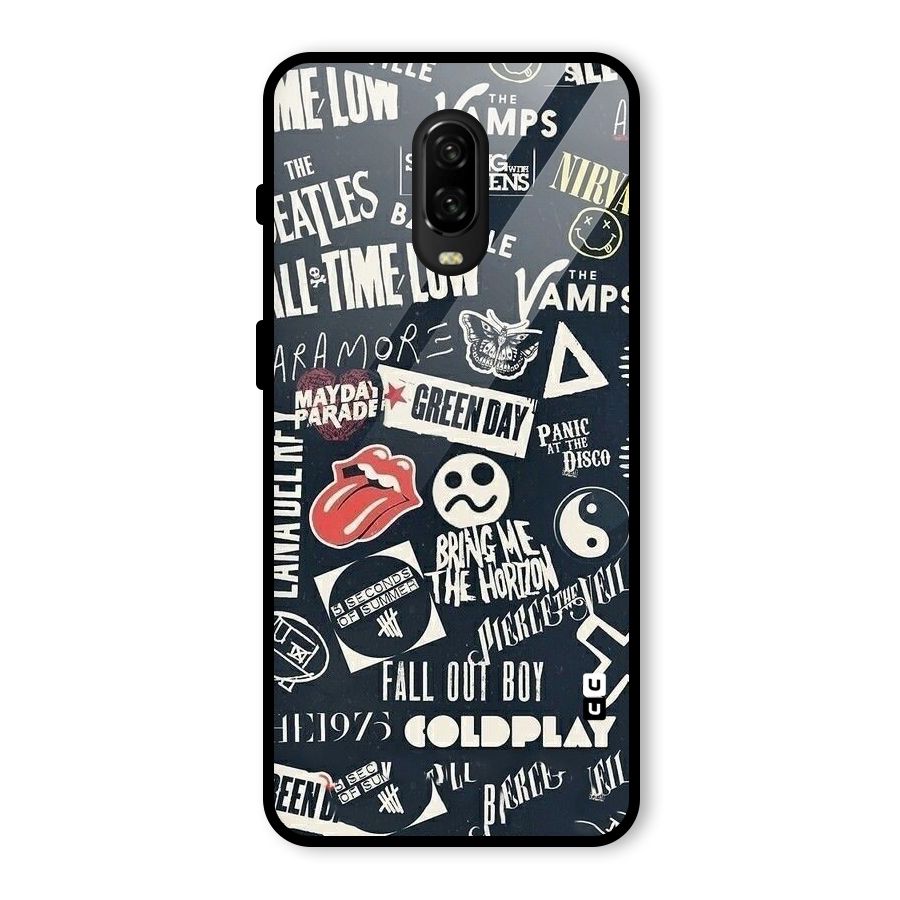 Music My Paradise Glass Back Case for OnePlus 6T