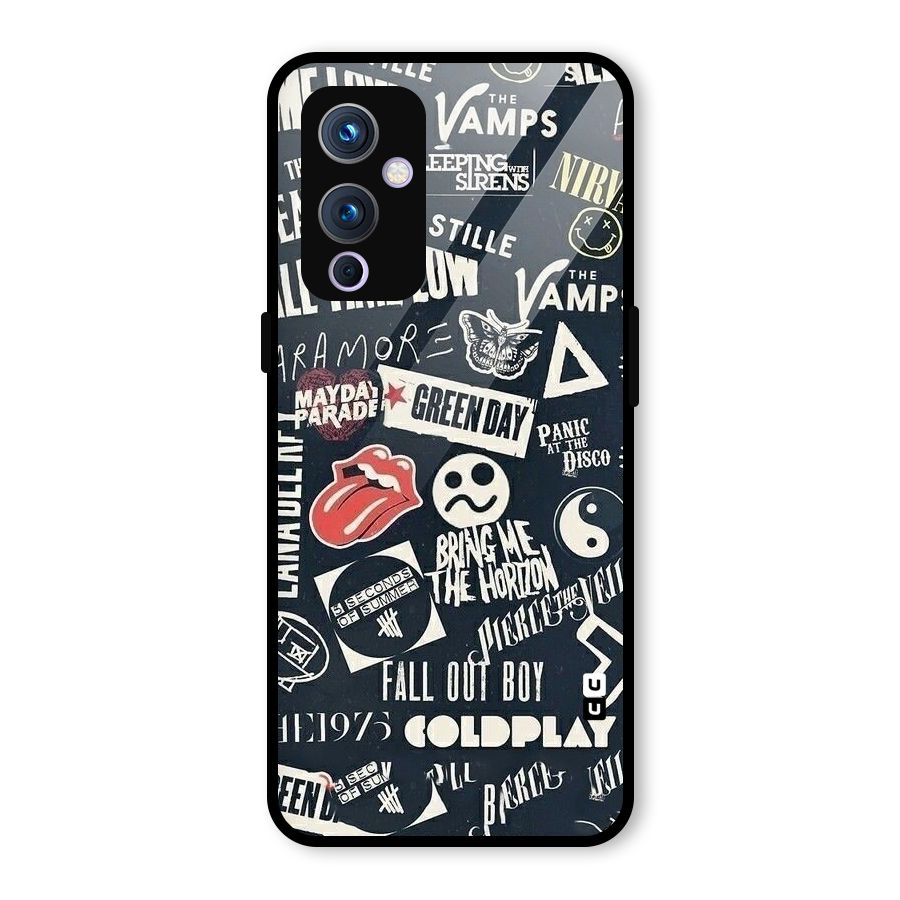 Music My Paradise Glass Back Case for OnePlus 9