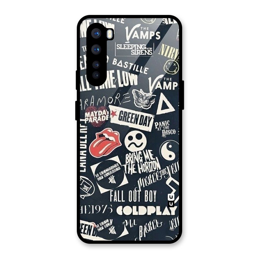 Music My Paradise Glass Back Case for OnePlus Nord