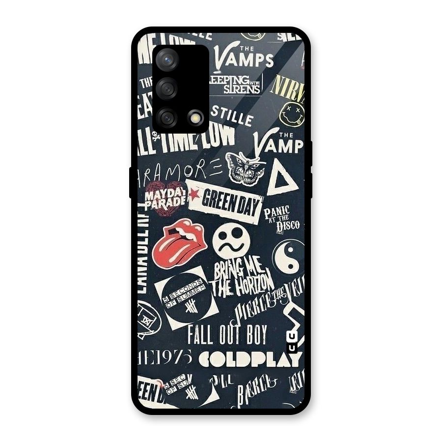 Music My Paradise Glass Back Case for Oppo F19