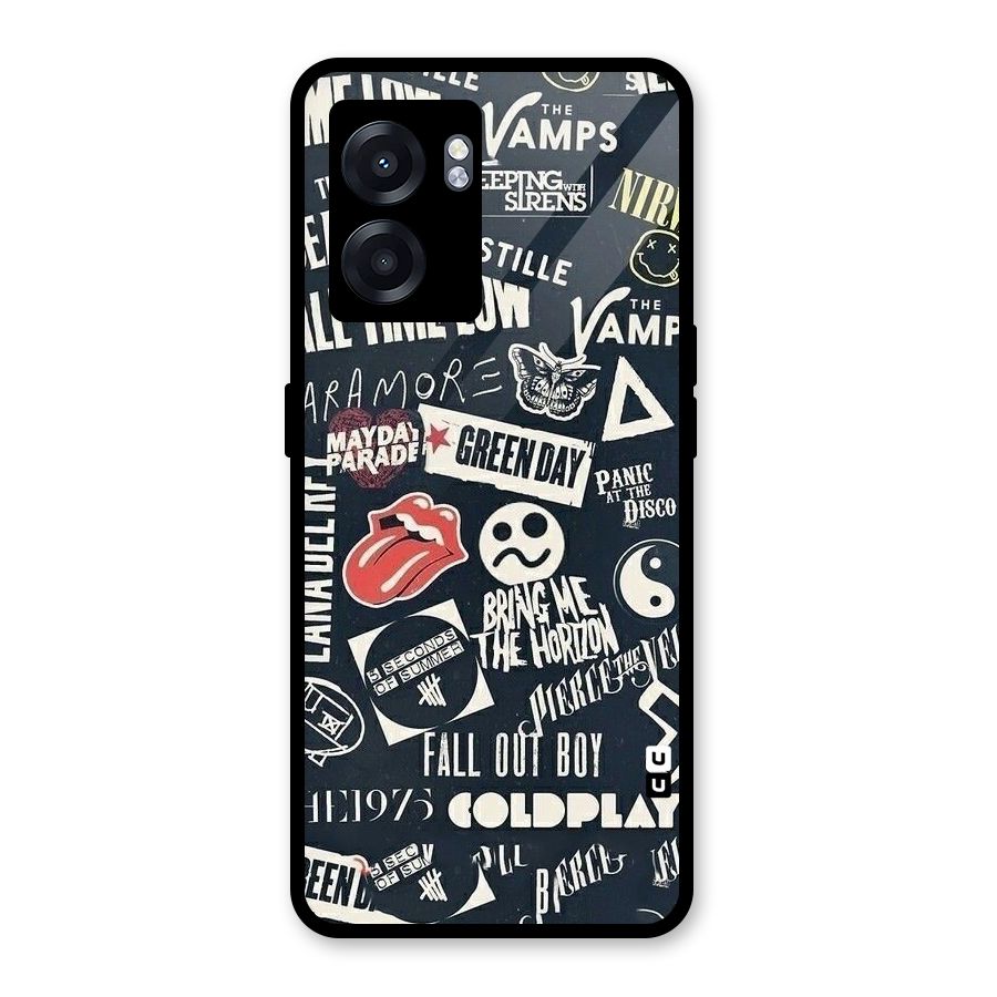 Music My Paradise Glass Back Case for Oppo K10 (5G)
