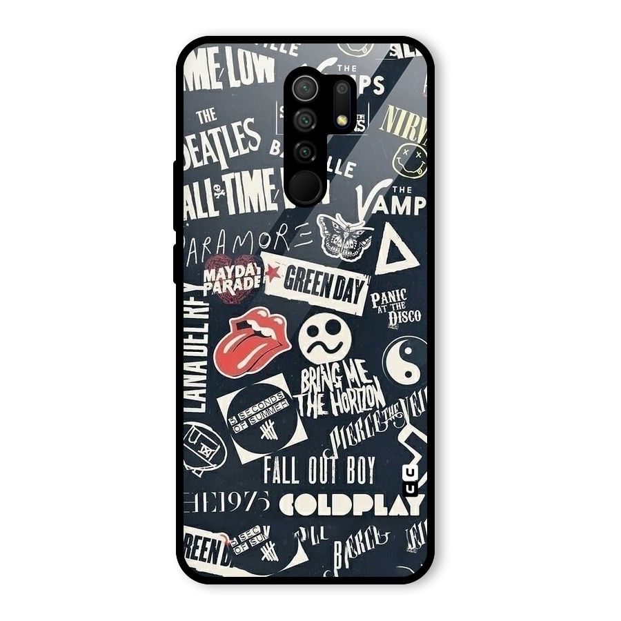 Music My Paradise Glass Back Case for Poco M2