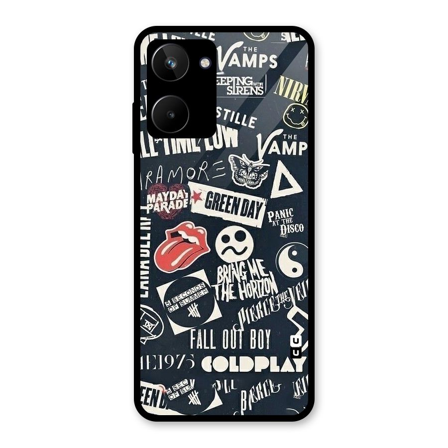 Music My Paradise Glass Back Case for Realme 10