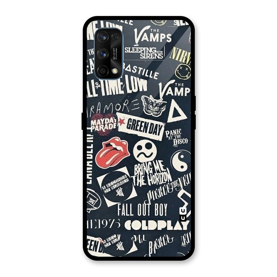 Music My Paradise Glass Back Case for Realme 7 Pro