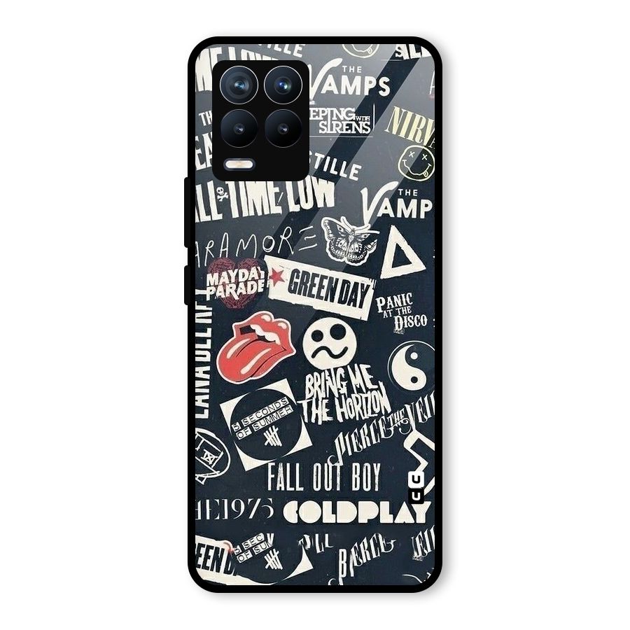 Music My Paradise Glass Back Case for Realme 8