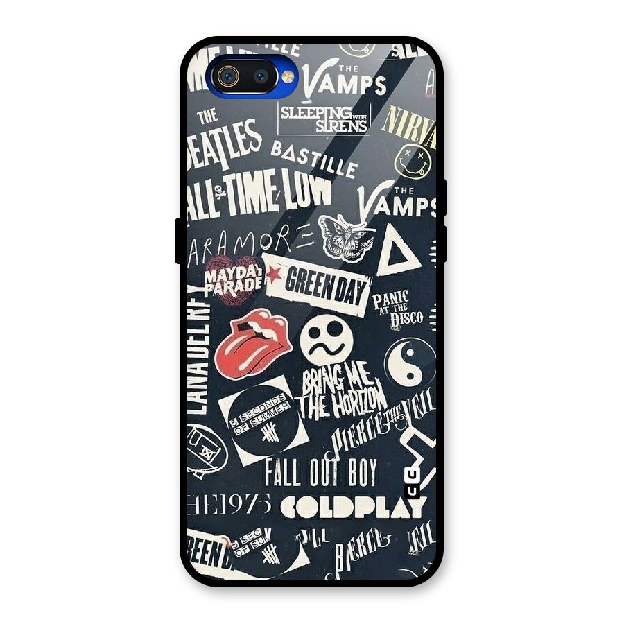 Music My Paradise Glass Back Case for Realme C2