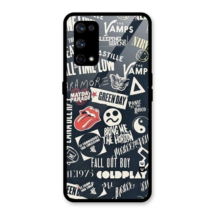 Music My Paradise Glass Back Case for Realme X7 Pro