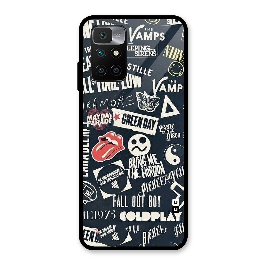Music My Paradise Glass Back Case for Redmi 10 Prime