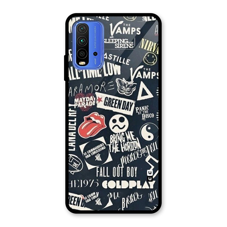 Music My Paradise Glass Back Case for Redmi 9 Power