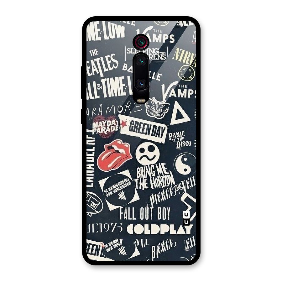 Music My Paradise Glass Back Case for Redmi K20 Pro
