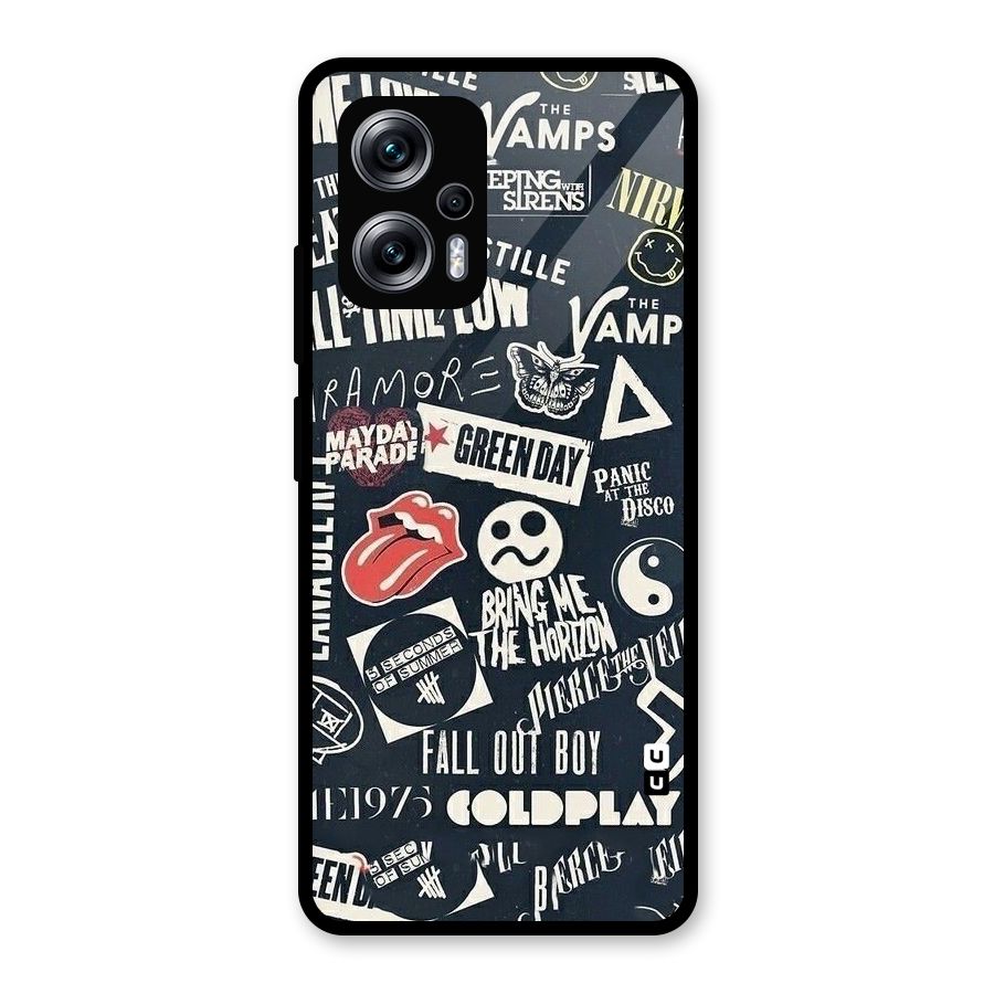 Music My Paradise Glass Back Case for Redmi K50i