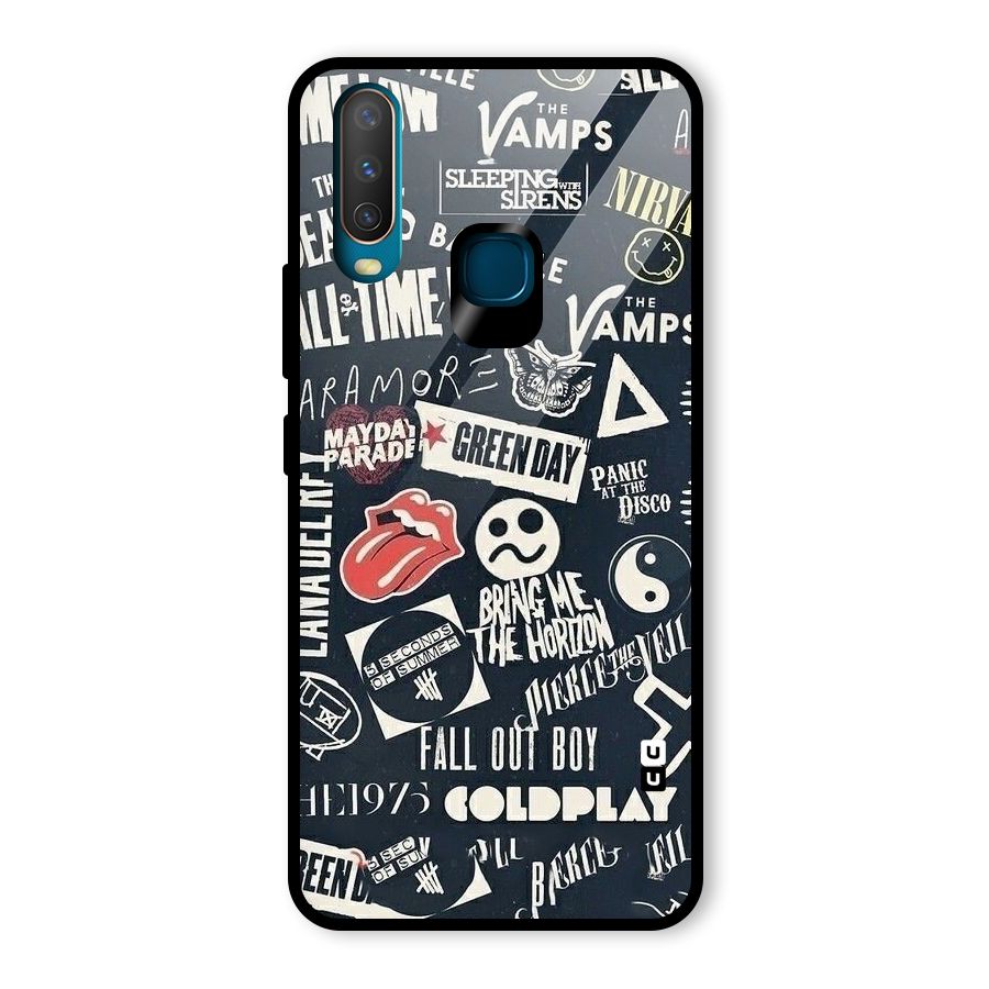 Music My Paradise Glass Back Case for Vivo U10