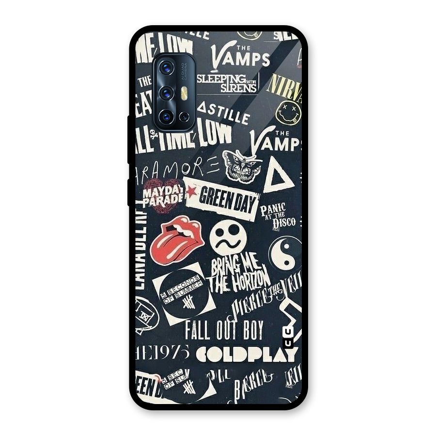 Music My Paradise Glass Back Case for Vivo V17
