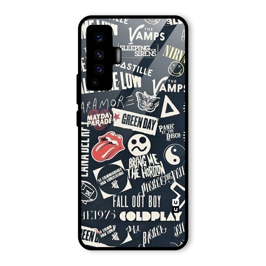 Music My Paradise Glass Back Case for Vivo X50